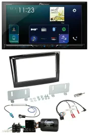 Pioneer Lenkrad Bluetooth USB 2DIN DAB Autoradio für Fiat Doblo VDO ab 2015 pian