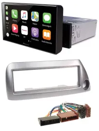Pioneer Bluetooth MP3 DAB USB Autoradio für Ford Ka bis 2008 silber-metallic