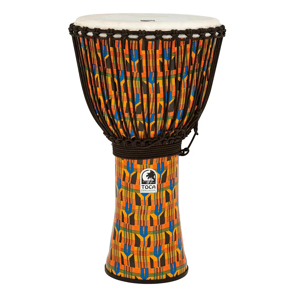Джембе Toca Freestyle SFDJ-14KB Rope Tuned 14" Kente Cloth