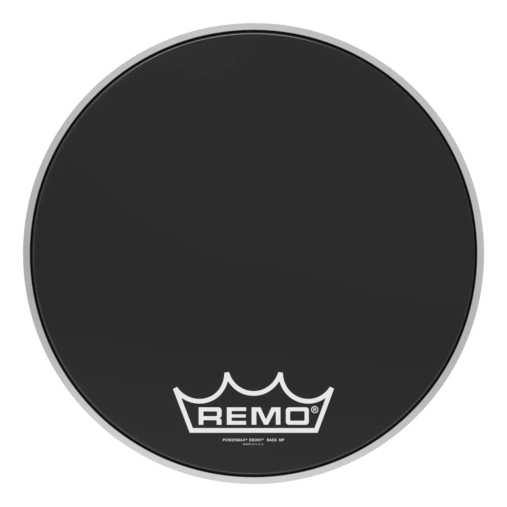 Пластик для барабана Remo 16" Powermax Ebony Crimplock