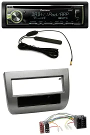 Автомагнитола Pioneer MP3 USB CD DAB AUX для Lancia Y (843, 2003–2011) антрацит