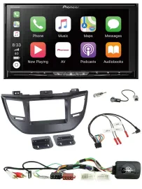 Pioneer 2DIN Lenkrad USB DAB DVD Bluetooth Autoradio für Hyundai Tucson 15-20 sc