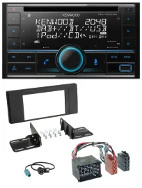 Kenwood CD 2DIN DAB USB MP3 Bluetooth Autoradio für BMW X5 (E53 2000 2002)