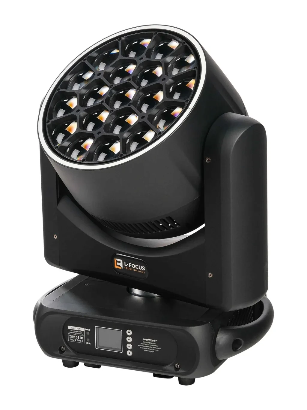 Движущаяся голова LFocus FO-1940FN 19x40 Вт + 48x0.2 Вт, RGBW, IP20