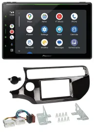 Pioneer 2DIN MP3 USB Bluetooth DAB Autoradio für Kia Rio UB ab 15 piano-schwarz