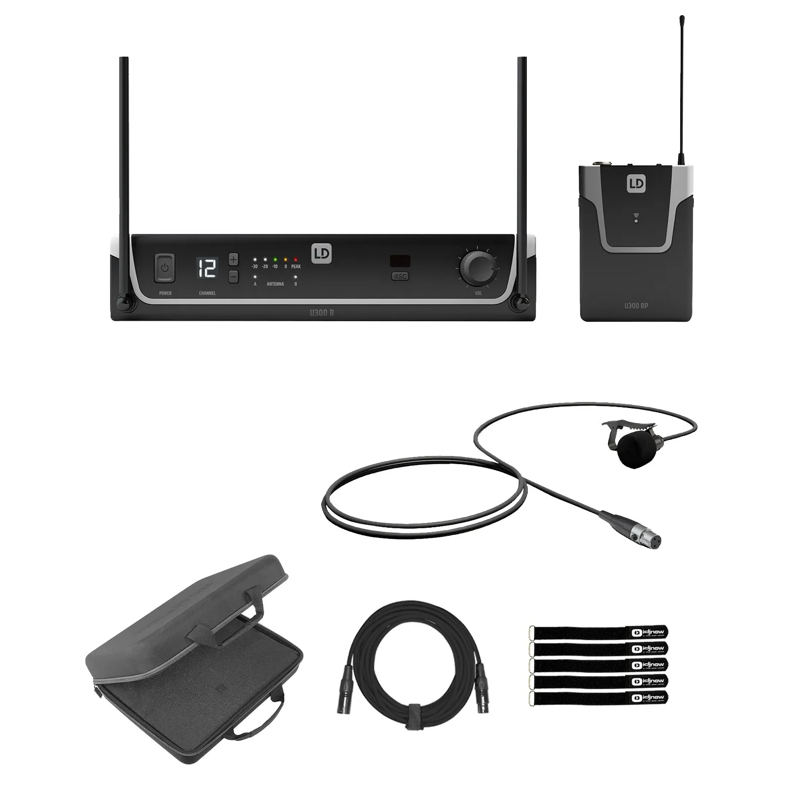 LD Systems U304.7 BPL Wireless Lavalier Microphone System with Case