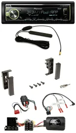 Pioneer MP3 USB CD DAB Lenkrad Autoradio für Audi A3 A4 A6 99-00 BOSE-Vollaktiv