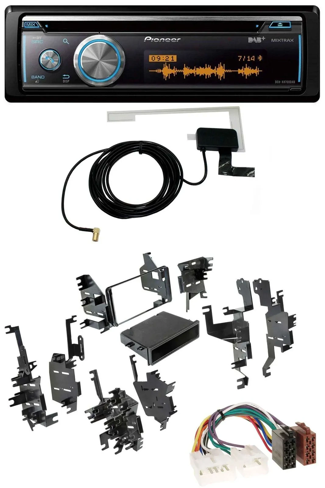 Pioneer Bluetooth DAB MP3 USB CD Autoradio für Toyota RAV-4 Celica MR2 Spyder bi