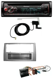 Pioneer DAB CD MP3 USB Bluetooth Autoradio für Peugeot 308 07-09 dunkelsilber
