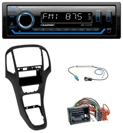Blaupunkt MP3 Bluetooth USB AUX Autoradio für Opel Astra J ab 2009 Perl schwarz