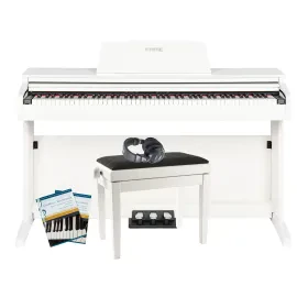 DP-2000 WH Digitalpiano Set, 88 Tasten, Hammermech, 16 Sounds, 128 Poly, Bank