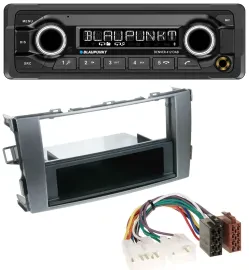 Blaupunkt Bluetooth DAB MP3 USB Autoradio für Toyota Auris 07-12 anthrazit-grau