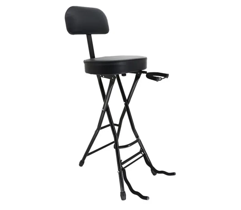 MA82 Табурет гитариста со спинкой и стойкой для гитары, Foix