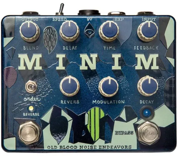 Педаль эффектов для электрогитары Old Blood Noise Minim Reverb Delay & Reverse Immediate Ambience Machine Pedal