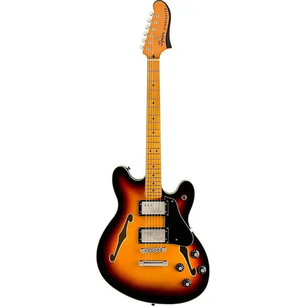 Электрогитара полуакустическая Fender Squier Classic Vibe Starcaster Maple FB 3-Color Sunburst