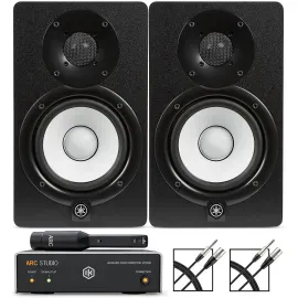 Yamaha HS5 5" Studio Monitor Pair wIK Multimedia Room Correction System