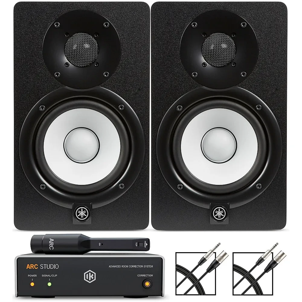 Yamaha HS5 5" Studio Monitor Pair wIK Multimedia Room Correction System