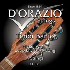 Струны для банджо D'Orazio 188 Tenor 10-30