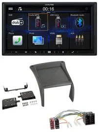Alpine Bluetooth 2DIN MP3 DAB USB Autoradio für Fiat Ducato (2002-2006)