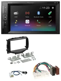 Pioneer DAB MP3 2DIN Bluetooth USB Autoradio für Toyota Aygo (2014-2021)
