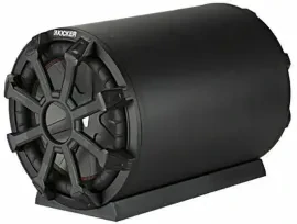 Kicker 46CWTB104 10" 800W Weather-proof Sealed-tube Enclosure w/ 4 Ohm Subwoofer