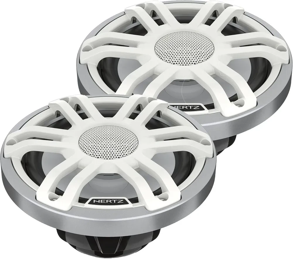 Динамик для морского применения Hertz HMX 6.5 S-LD-SW 6.5", 2-полосный, серебристо-белый