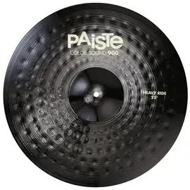 Тарелка барабанная Paiste 22" Color Sound 900 Black Heavy Ride