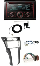 Pioneer 2DIN MP3 DAB USB CD Bluetooth Autoradio für Toyota Yaris (2007-2011)
