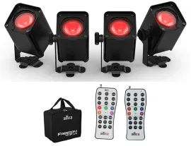 Светодиодный прожектор Chauvet DJ FREEDOM H1 IP RGBWA+UV (набор, 4 шт.) с пультом RFC