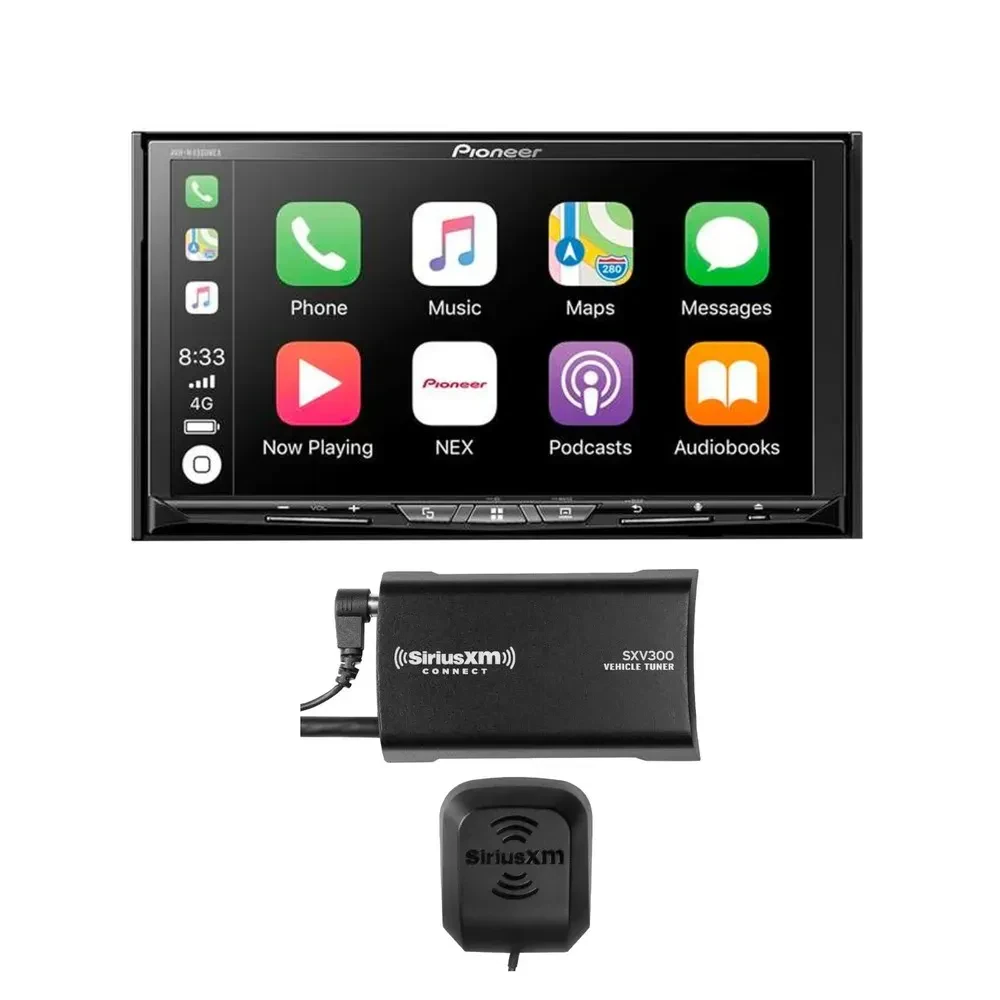 Автомагнитола Pioneer AVH-W4500NEX 7", 2 DIN, сенсорный экран, DVD, с SiriusXM SXV300v1