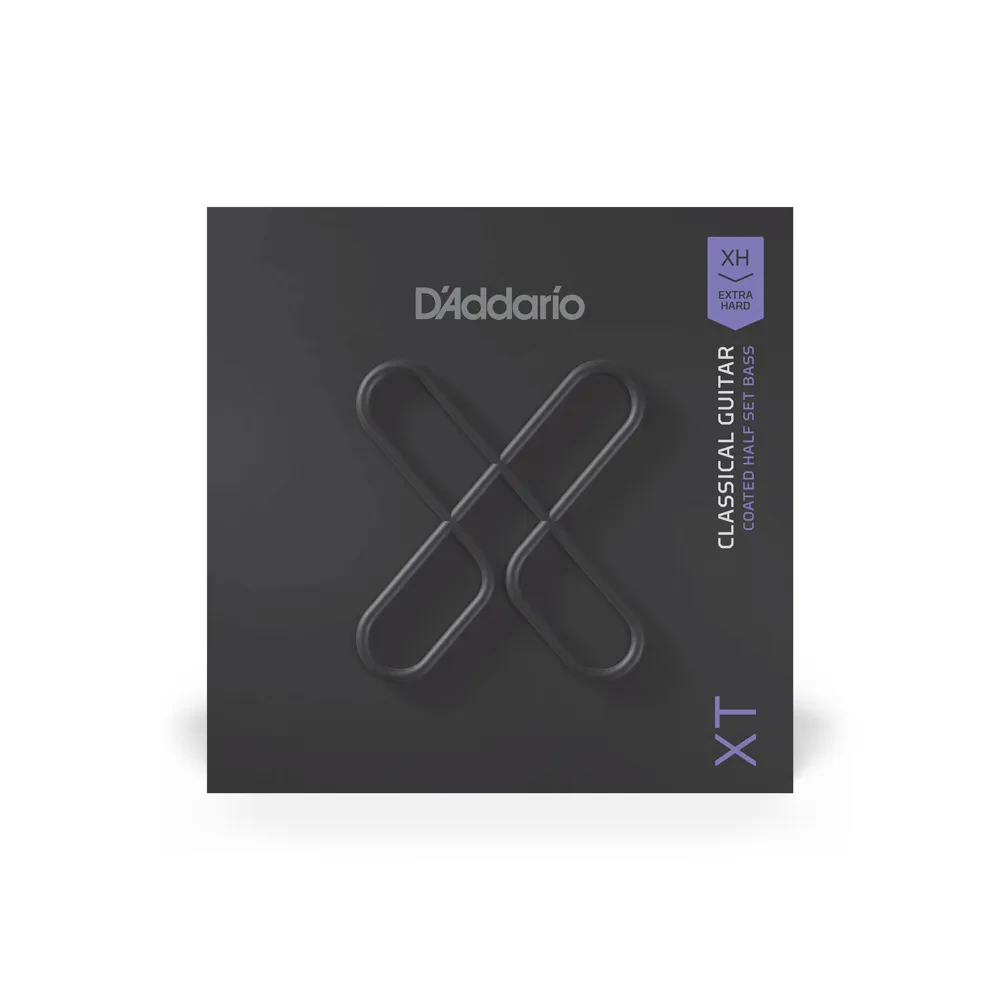 Струны для классической гитары D'Addario XTCX-3B XT (набор, 3 шт.), басовые, посеребренные