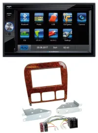 Blaupunkt SD Bluetooth 2DIN MP3 USB AUX Autoradio für Mercedes S-Klasse 98-05 Ho