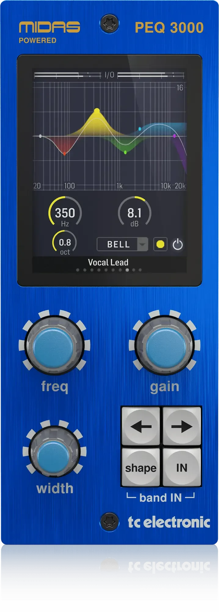 Студийный параметрический эквалайзер TC Electronic PEQ 3000-DT Midas Heritage 3000
