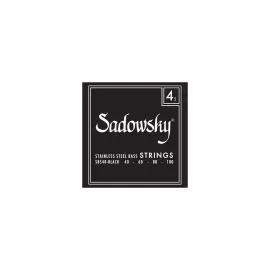 SADOWSKY Black Label Bass String Set, Stainless Steel - 4-String, 040-100