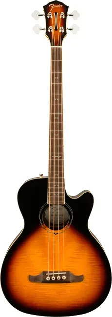 Fender FA-450CE Acoustic Electric Bass Guitar, 3-Color Sunburst Finish DEMO