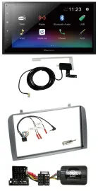 Pioneer DAB Lenkrad Bluetooth 2DIN USB Autoradio für Alfa Romeo GT 147 2000-2008