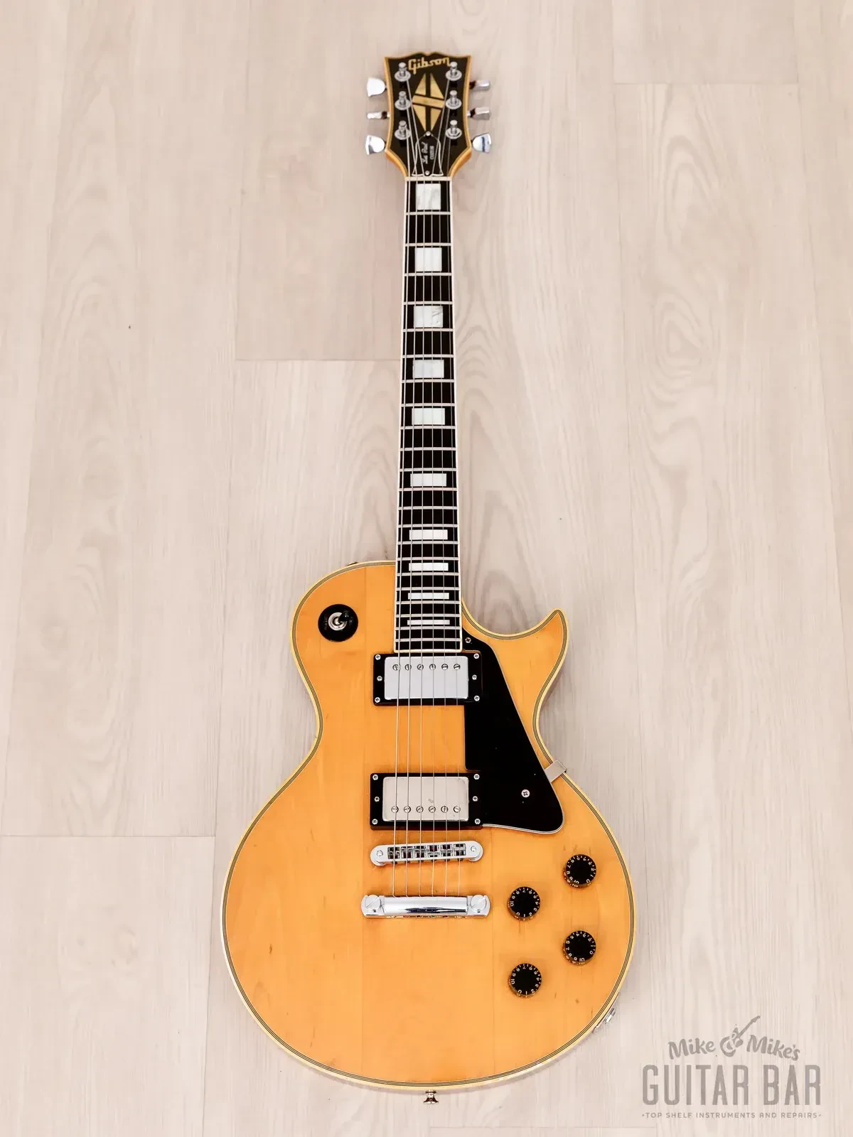 Электрогитара Gibson Les Paul Custom HH Natural w/case USA 1979