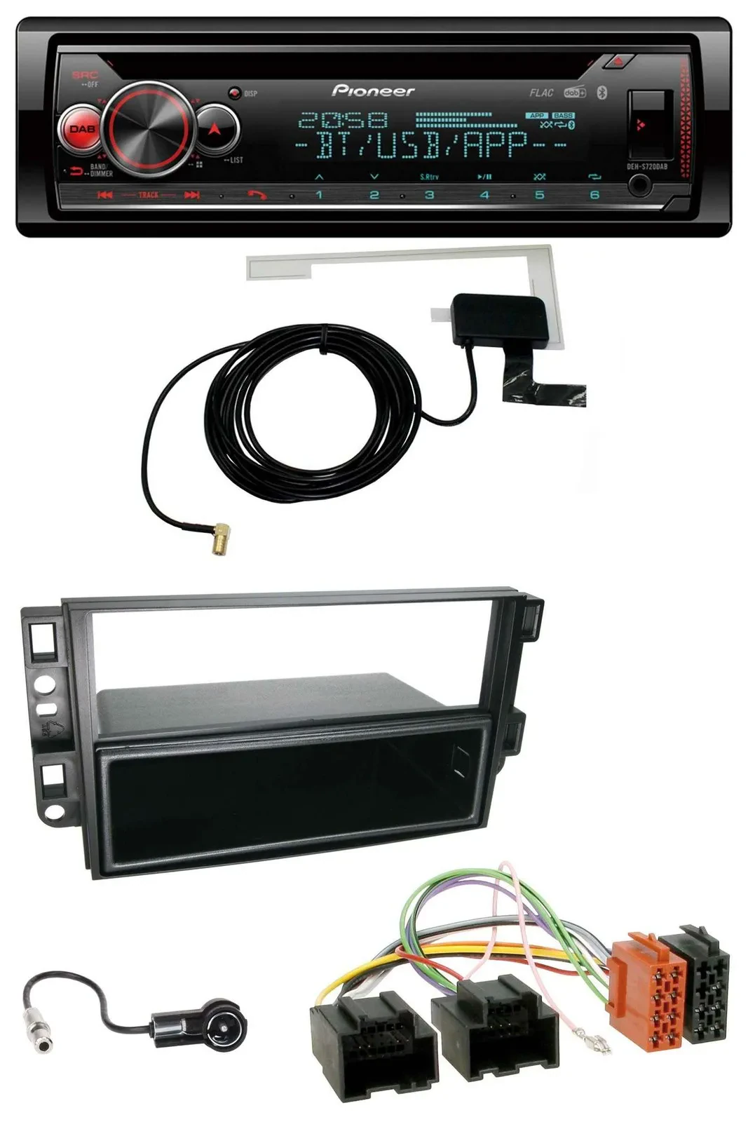 Автомагнитола для Chevrolet Aveo, Epica, Captiva Pioneer DAB, CD, MP3, USB, Bluetooth