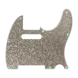 D'Andrea Pro Telecaster/Tele 8-Hole Guitar Pickguard - Silver Sparkle, DPP-TL...