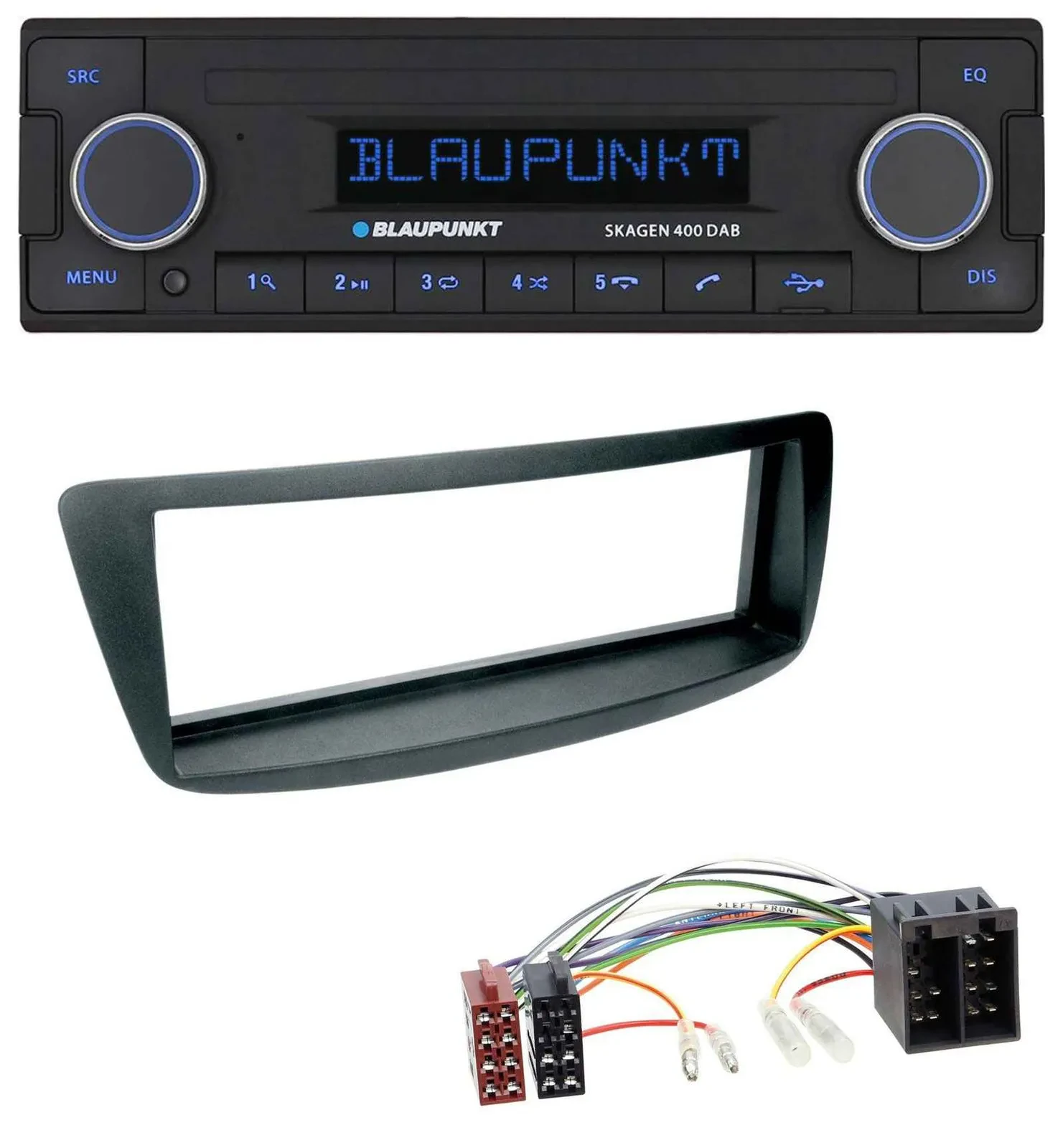 Blaupunkt DAB USB Bluetooth MP3 Autoradio für Citroen C1 Peugeot 107 (05-14)