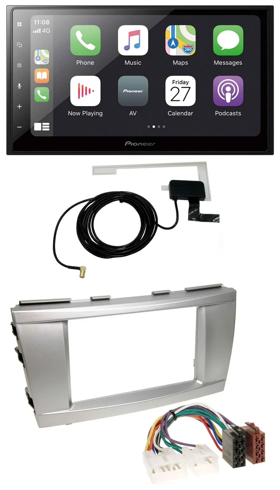 Pioneer USB MP3 2DIN Bluetooth DAB Autoradio für Toyota Camry (2006-2011)