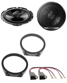 Pioneer 3-Wege 300Watt 16,5cm Lautsprecher für Mini One Cooper Cabrio Fronttür A