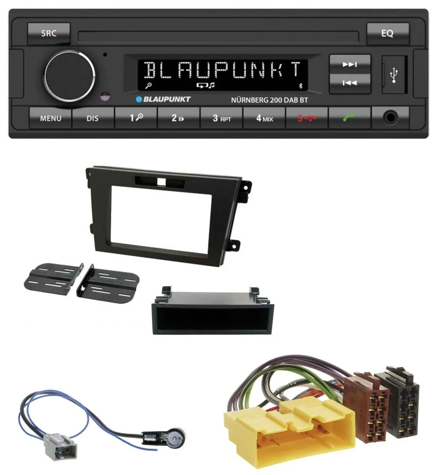 Blaupunkt USB DAB MP3 Bluetooth Autoradio für Mazda CX-7 (2008-2010)