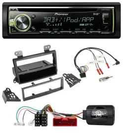 Автомагнитола Pioneer DAB USB MP3 CD для Mazda MPV (2000–2006) с поддержкой управления на руле