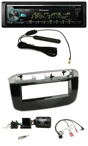 Pioneer CD MP3 Lenkrad DAB USB Autoradio für Fiat Punto Punto Evo ab 2009