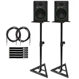 Mackie CR8BT 8" Powered Studio Monitor Speakers w Tone Control & Bluetooth Pk