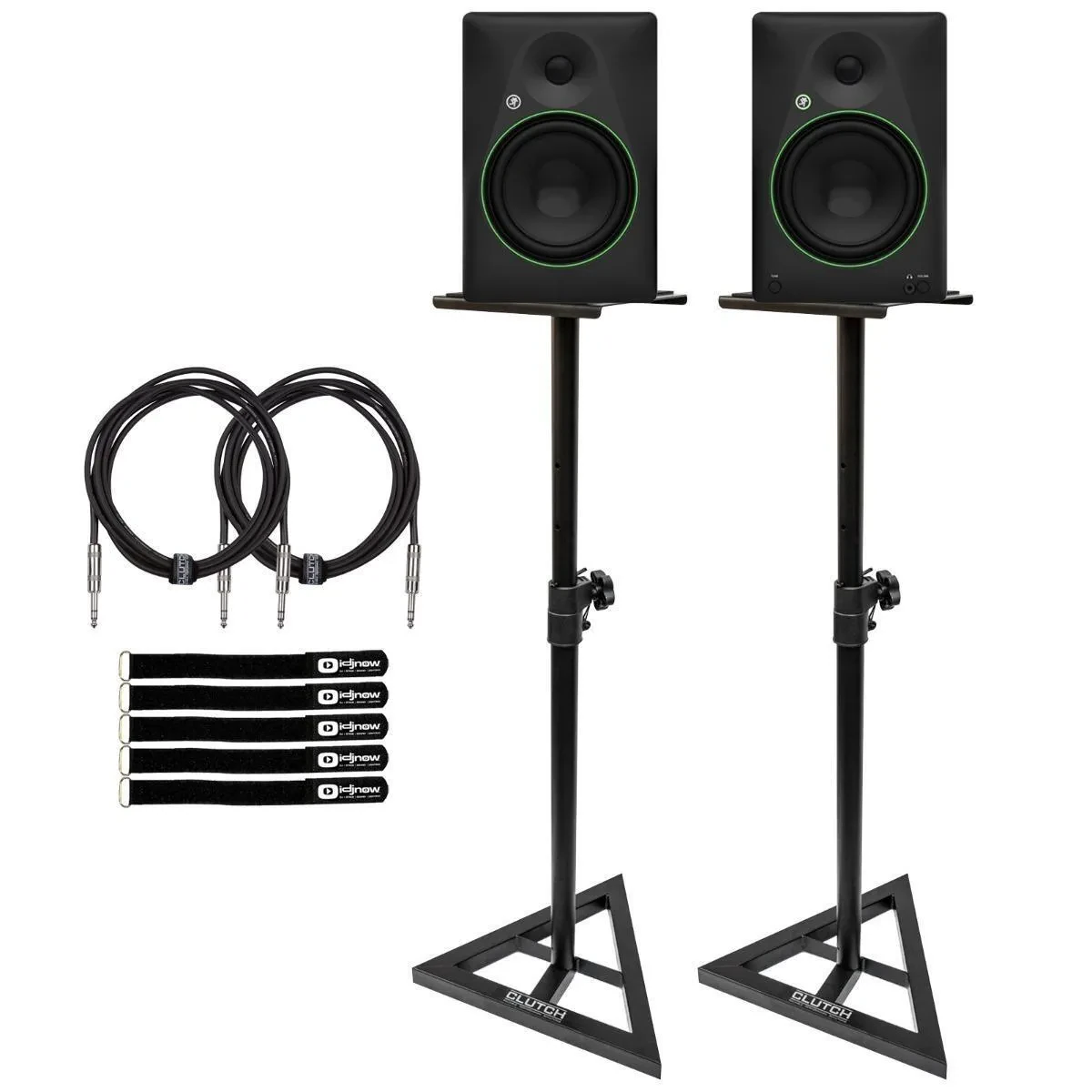 Mackie CR8BT 8" Powered Studio Monitor Speakers w Tone Control & Bluetooth Pk