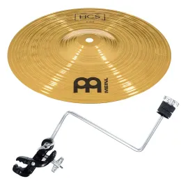 Meinl HCS10S Splash Becken10 Zoll mit Dixon PA-HCM-SP Beckenhalter