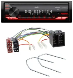 Автомагнитола JVC Bluetooth, USB, DAB, MP3 для Seat Toledo 1 (1991–1999) и Ibiza (1984–1993)