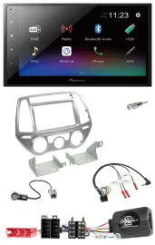 Pioneer USB Bluetooth DAB 2DIN Lenkrad Autoradio für Hyundai i20 2012-2014 man.